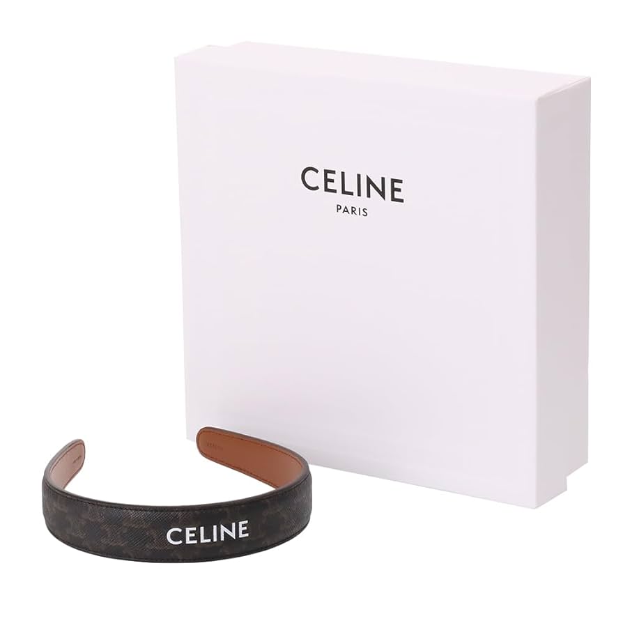 CELINE　カチューシャ　カーフスキン&キャンバス CELINE カチューシャ カーフスキン&キャンバス